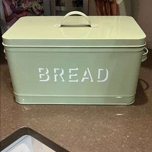 Martha Stewart Light Green Bread Box